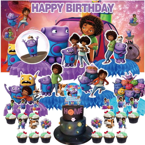 Dreamworks Home Honeycomb Centerpieces Table Toppers Decorations for Birthday Party Decor Supplies