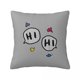 thumbnail image 2 of Funda de almohada bordada Heartstopper Hi Speech Bubble, funda de cojín de poliéster, funda de almohada de regalo, funda de almohada con cremallera para el hogar, 40x40cm, 2 of 5