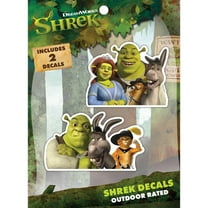 Shrek Vinyl Car Decals - Set of 2 Peeking Shrek Stickers for Truck Water Bottle Bike Helmet Laptop Skateboard - Outdoor Rated Water Resistant Vinyl Decals