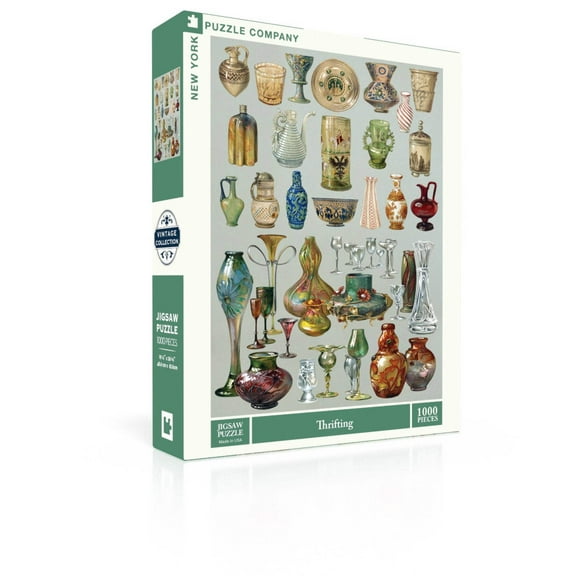 New York Puzzle Company Thrifting 1000 Piece Jigsaw Puzzle