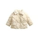 thumbnail image 4 of Abrigo de invierno elegante para bebé, ropa de abrigo con botones, chaqueta cálida de manga larga Beige 120cm Alto, 4 of 9
