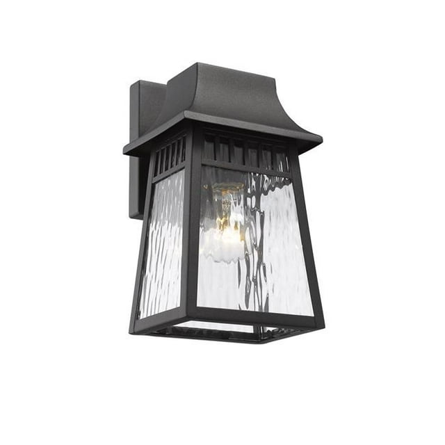 Chloe Lighting CH2S093BK10-OD1 Applique Murale Extérieure Texturée Noire - 10 Po.