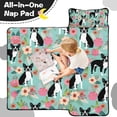 thumbnail image 4 of Green Boston Terrier and Flower Toddler Nap Mats for Kids Preschool,Sleeping Mat Bag or Kids,Toddler Sleeping Bag,Toddler Nap Mat or Daycare, 4 of 6