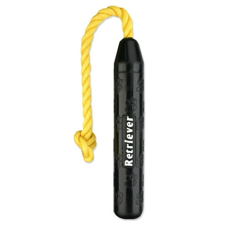 Rope Retriever - Mammoth Pet Products TireBiter Retriever with Poly Rope Interactive Dog Toy 11 inch