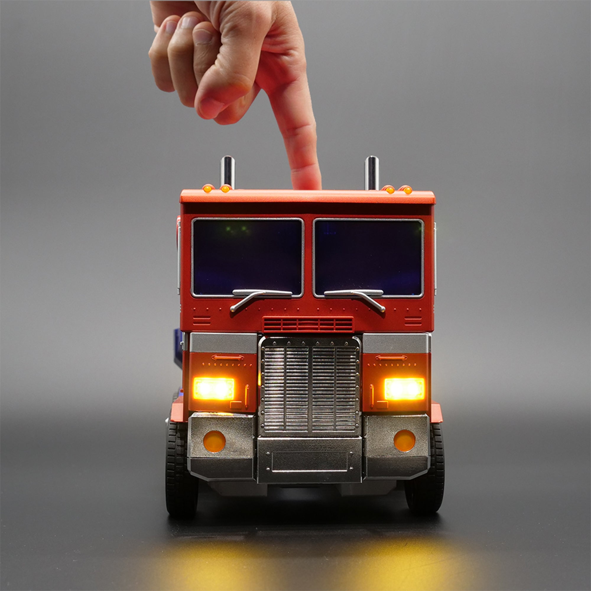 Optimus Truck Conversion Toy Robot Transformer Light & Sound Kids Birthday Gifts 