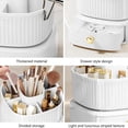 thumbnail image 2 of Organizador de Maquillaje Apilable, Soporte para Brochas de Maquillaje con Bandeja Organizadora de Maquillaje Giratoria de 360°, Estante para Soporte de CosméTicos (), 2 of 5
