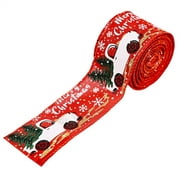 VALINK Christmas Ribbons Beautiful Christmas Tree Decoration Ribbon DIY Wrapping Crafts for Christmas Party