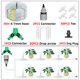 thumbnail image 1 of 5-50m High-quality 1/4'' Transparent PVC Hose 4/7mm Drop Arrow Garden Automatic Irrigation System Spray Kit for Greenhouse He Qiyong unisex, 1 of 2