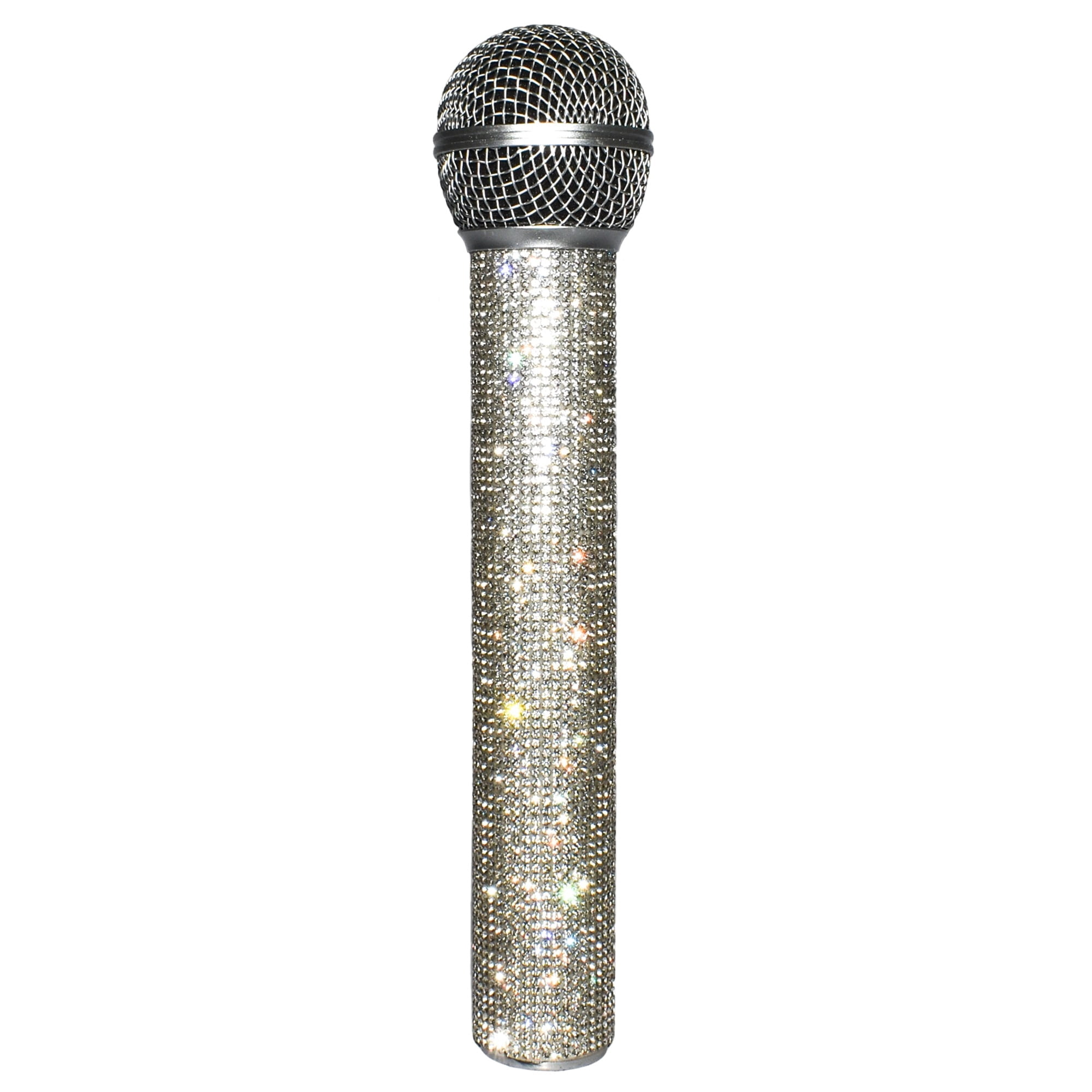 Pop Star Microphone Costume Accessory for Children, Silver, Halloween by Way To Celebrate