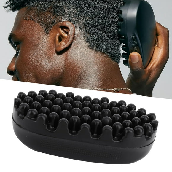 Curl Brush, Lightweight and Portable Non Absorbent Twist Curl Hair Brush Afro Brush for Afro Waves , Washable Hair Sponge and Comb for Men, Women Curls, Barber, Personal Styling