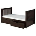 thumbnail image 4 of Camaflexi Twin Size Tall Platform Bed - Mission Headboard - White Finish, 4 of 10