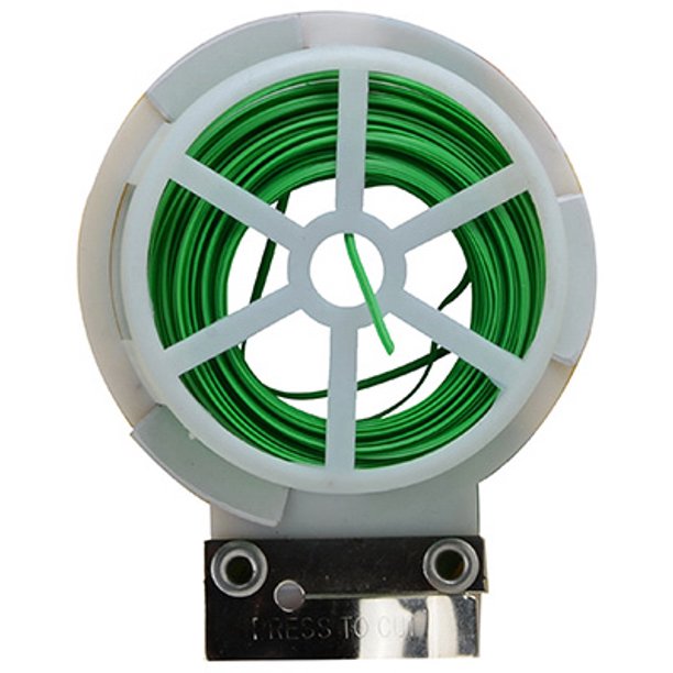 Miracle Gro 80' Twist Tie Dispenser With Cutter Ideal For Tying Plants