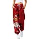 thumbnail image 1 of Pantalones deportivos casuales holgados con estampado navideño para mujer de Europa y América Pantalones casuales para mujer, 1 of 5