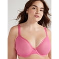 thumbnail image 2 of Joyspun Women's Sheer Mesh Unlined Underwire Bra, Sizes 34D to 40DDD, JS660V, 2 of 4