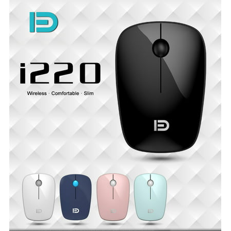 i220 Wireless Mouse,1600DPI 2.4GHz Wireless Gaming Mouse,Portable Mobile Mouse with USB Receiver Best for Notebook PC Laptop Macbook (Whats The Best Gaming Mouse)