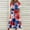 Dark Blue, variant on Red White and Blue Dress, Attractive Design Dresses Clothes, Comfortable Party Favor Dresses, Memorable 4Th of July Dresses for Women, 250Th Anniversary Dresses Clothes for Work Place Size: L