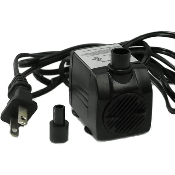93 GPH 5.5Watt APJR350 Small Fountain Pump 6ft 2-Prong Cord