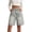 Gray, variant on Women Bermuda Jeans Shorts，Mid Thigh Denim Shorts Long Denim Shorts Wide Leg Knee Length Loose Denim Shorts Baggy Jean Shorts Elastic Waist Denim Shorts Denim Bermuda Shorts High Waisted L