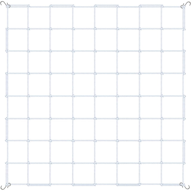 Elástico Trellis Netting Simple Deluxe, 1 paquete, blanco, 5 x 5 pies