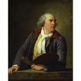 thumbnail image 3 of Elisabeth Louise Vigée Le Brun 15x18 Black Modern Framed Museum Art Print Titled - Portrait of Hubert Robert (1788), 3 of 5