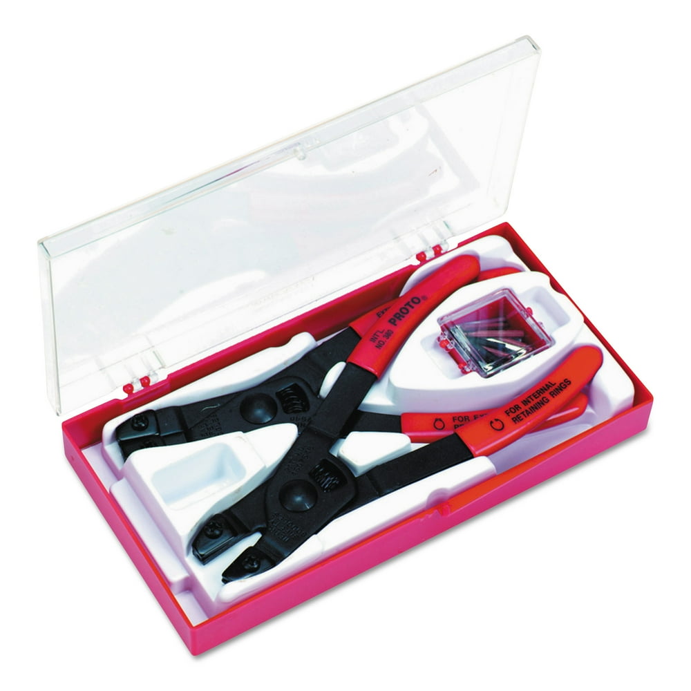 Proto Retaining Ring Pliers Sets, 45°; 90°; Straight Tip