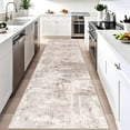 thumbnail image 3 of YOUFORTONG 4x12 Long Hallway Runner Rug, Ultra Soft Machine Washable Area Rug, Low Pile Vintage Distressed Carpet for Entryway Living Room Bedroom Kitchen,Brown, 3 of 8