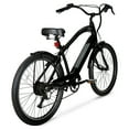 thumbnail image 3 of Hyper Bicycles 26" 36V Men's Electric Cruiser E-Bike with Pedal-Assist, 250W Motor, Black, 3 of 21
