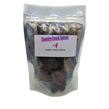 Guajillo Pepper, Whole Dried, 8 oz, Non-GMO, Delicious Fresh Spicy Dried Pepper