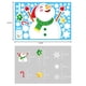 thumbnail image 2 of Hot6sl Ofertas de La Semana Pegatinas Electrostáticas Navideñas Concopos de Nieve para Puertas y Ventanas., 2 of 7