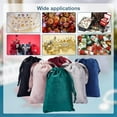 thumbnail image 5 of 24 Pcs 15x10 cm 6 Colors Velvet Jewelry Drawstring Bags Rectangle Gift Bags with Satin Ribbon Baby Shower Bags Candy Pouches Favors Storage Bags for Christmas Party Wedding, 5 of 6