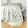 thumbnail image 2 of HomeRoots 516627 Woven Cotton Geometric Throw Blanket, Cream, 2 of 5