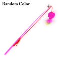 thumbnail image 2 of Mouse Cat Wand Interactive Funny Cat Feather Teaser Kitten Teaser Toy with Bell, 2 of 10