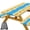 Yellow, variant on Picnic Table Cover with Bench Covers 6FT, Camping Essentials, Nautical Sea Turtle Ocean Windproof Picnic Table Cloth, Fitted Tablecloth with Elastic Edge for Indoor Outdoor 3PCS 30x72 Inch
