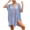 Sky Blue, variant on Tqyyweavej Crochet Cover Ups for Swimwear Women Drawstring Solid Color Short Sleeve Beach Cover Up Free Size Loose V Neck Popular Swimsuits Coverups