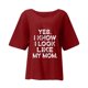 thumbnail image 4 of Fiudx Tops para Mujer Camiseta Estampada a La Moda para Mujer, Blusa de Manga Corta, Tops Informales con Cuello Redondo, 4 of 4