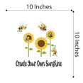 thumbnail image 4 of Children Create your own Sunshine Cute Quotes & Sayings Wall Decal Decoration Honey Bee's theme Vinyl Wall Art Decal Quote Lasts Years and Easily Removable - Size: 10 In(W) x 10 In(H), 4 of 5