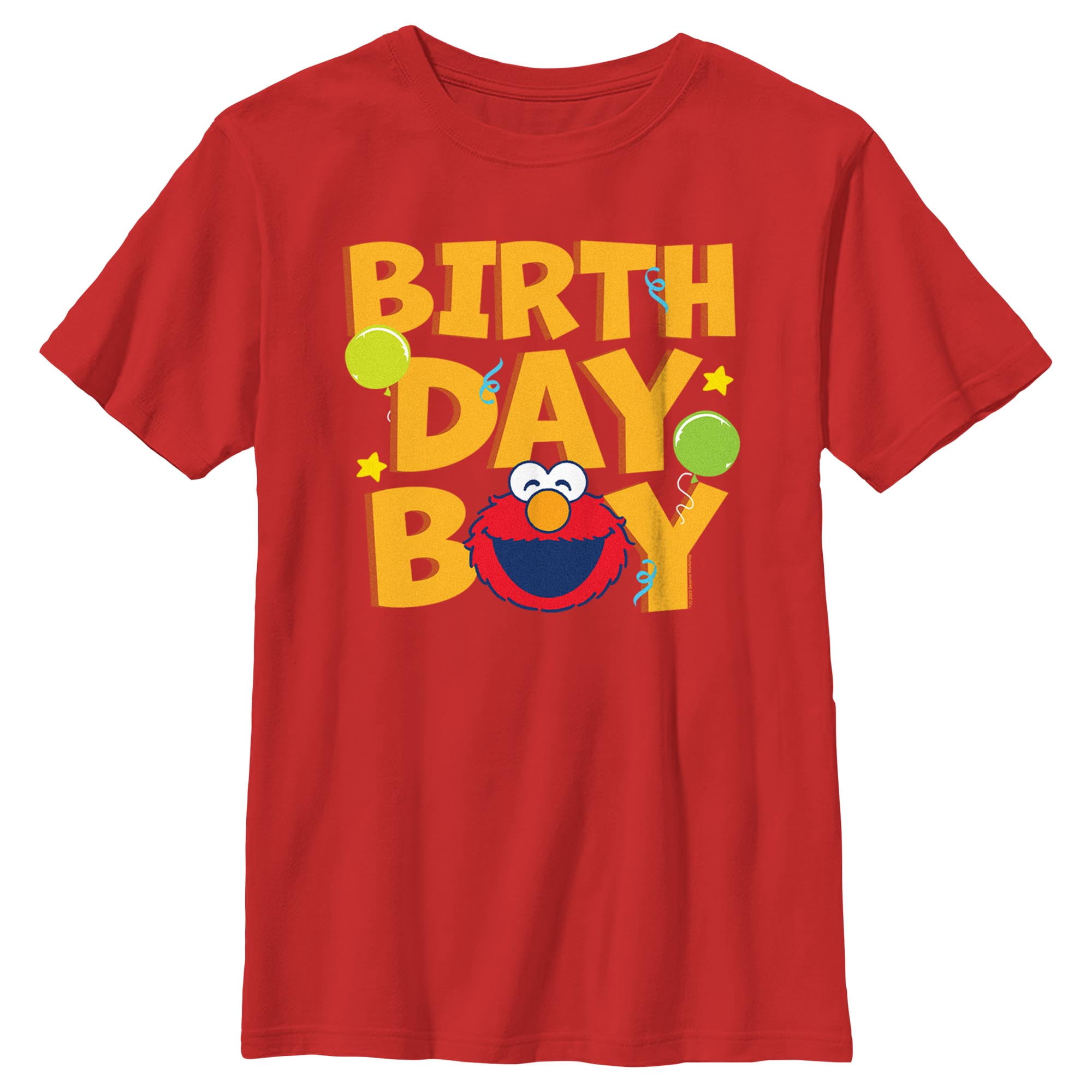 Boy's Sesame Street Birthday Boy Elmo Graphic T-Shirt