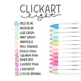 thumbnail image 2 of Zebra ClickArt Retractable Bullet Point Marker Pens 12/Pkg-Light, 2 of 5