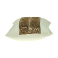 thumbnail image 3 of HomeStock Rustic Revival Transitional Style Throw Pillow, Modern Decorative Throw Pillows for Accent Furniture, Throw Pillow Home decor-Color:White And Gold, 3 of 10