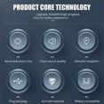 thumbnail image 4 of Wireless Handheld Microphone High Quality with Receiver Power Switch for Stage Performance Karaoke Singing Style:B,1 x Wireless Microphone 1 x Charging Cable,Blue, 4 of 5