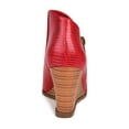 thumbnail image 4 of Journee Womens Glam Inside Zip Wedge Booties, 4 of 10