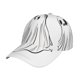 thumbnail image 1 of Fotbe Cute Ghost Simple Drawing Gorro Clásico de Béisbol, Gorra Ajustable con Broche Snapback, Gorro de Exterior de Algodón Suave, 1 of 6