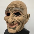 thumbnail image 1 of Máscara De Anciano Realista De Látex Carnaval De Halloween Máscara Facial Antiarrugas Humana ANGGREK No, 1 of 4
