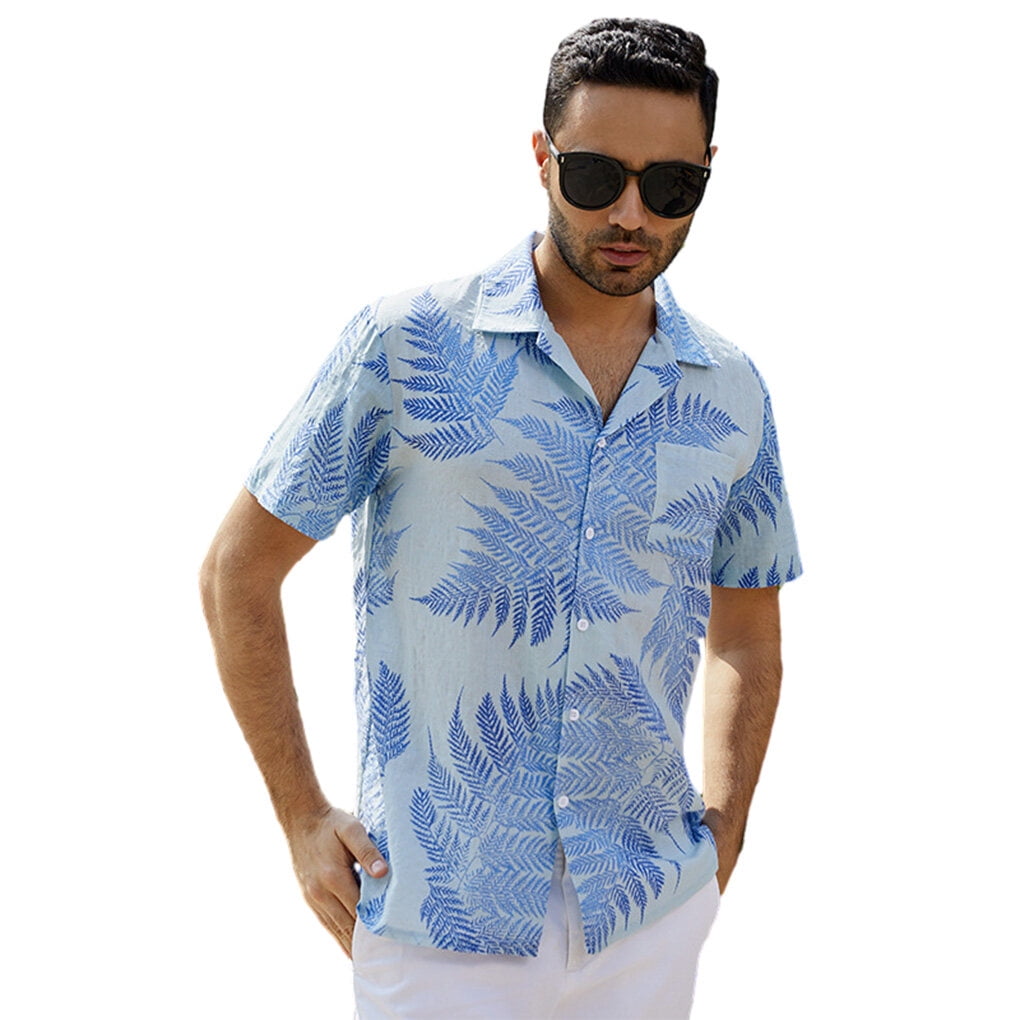 Vintage Men's Shirt - Blue - XXXL