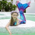 thumbnail image 2 of 5 unids/set niñas cola de sirena traje de baño niños sirena Ariel Cosplay disfraz fantasía playa Bikini-Set 1-110 Teléfono móvil Teléfono móvil Accesorios para teléfonos móviles, 2 of 5