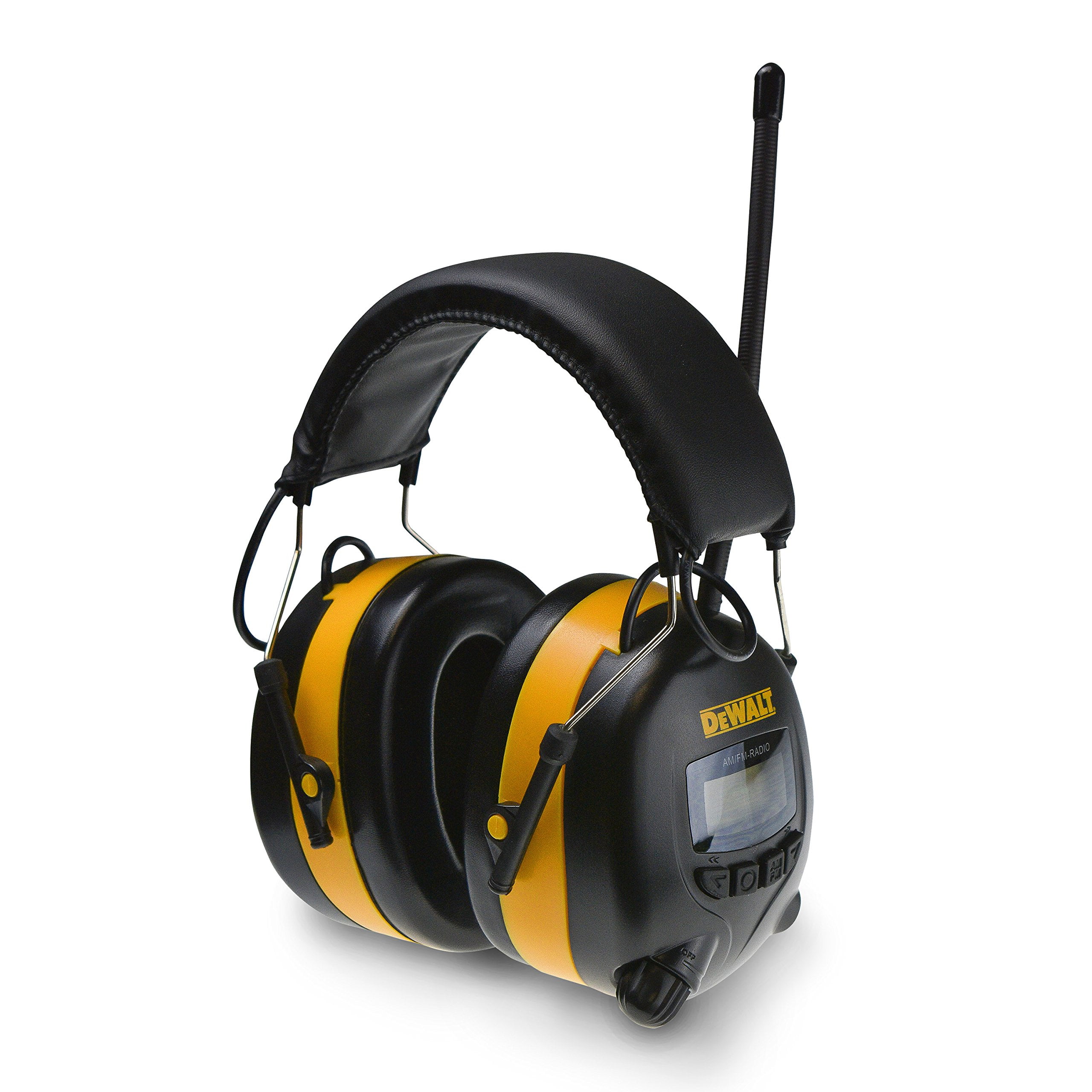 Pack WORKTUNES Digital AM FM MP3 HEADPHONES Hearing PROTECTION w/ Batteries 2 