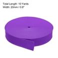 thumbnail image 2 of Bandas elásticas para coser de 0.8" 10 yardas de color lavanda púrpura, carrete de elástico para pelucas, cinturillas, pantalones, 2 of 7