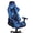 Blue Lightning Wolves, variant on FUIALDOLG Southwestern Tribal Highland Cow Office Chair Cover Sunflowers Gaming Chair Cover with Armrest Furniture Protector Slipcover Zipper Removable Anti Dirty Scratch Proof Chair Seat Cushion