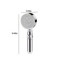 thumbnail image 3 of Shower Head With Handheld Shower High Pressure Handheld Showerhead Hard Water High Pressure 8 Spray Modes Handheld Shower For The Elderly Rainfall Shower Head, 3 of 8