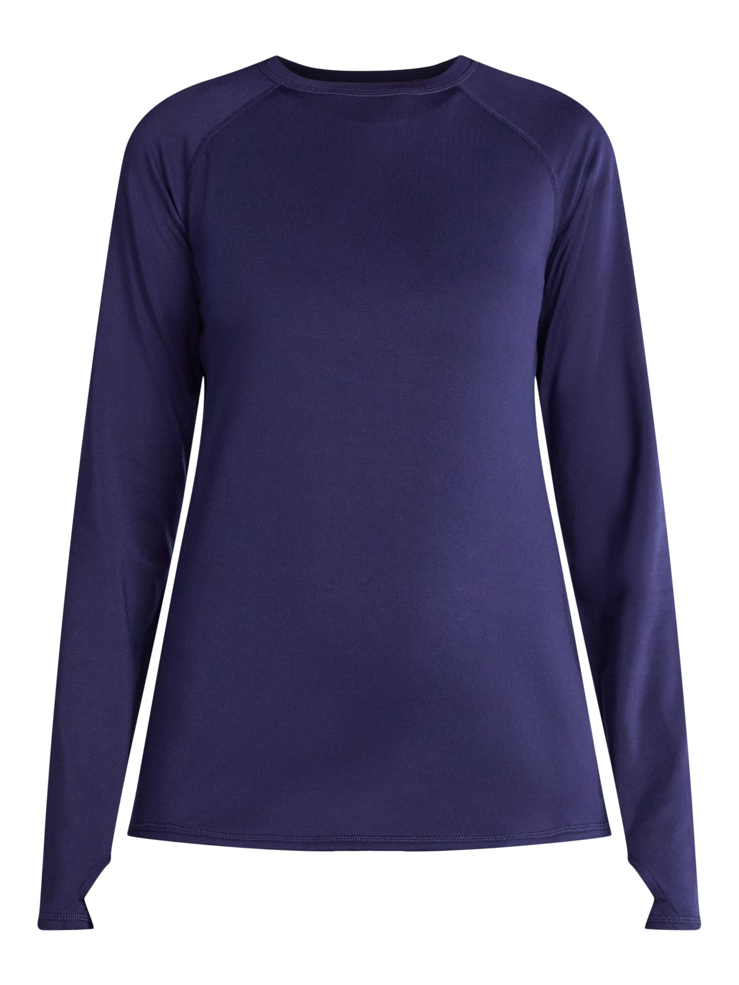 ClimateRight by Cuddl Duds Women's Warm Plush Warmth Crew Neck Base Layer Top, Sizes XS to 4X